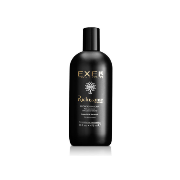 ACONDICIONADOR RICHISSIME con Óleo de Argán y Maracuyá x 475 ml.