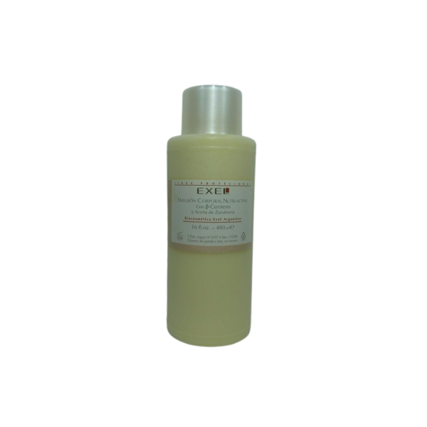 EMULSIÓN NUTRIACTIVA con ß-caroteno y Aceite de Zanahoria x 480 ml.