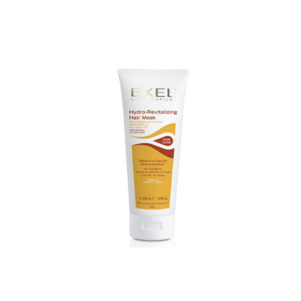 MÁSCARA HIDRONUTRITIVA con Colágeno, Aceite de Trigo y Jojoba x 200 ml.