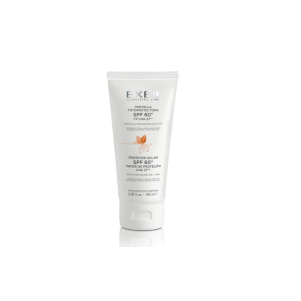 PANTALLA FOTOPROTECTORA SPF 60. FP UVA 27** x 100 ml.