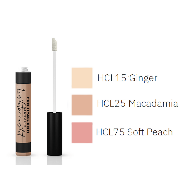 PRO HYALURON CONCEALER LIGHTWEIGHT HD - Corrector de cobertura media HD - Tono HCL15 Ginger x 10 grs. 60% Off Venc 1/25