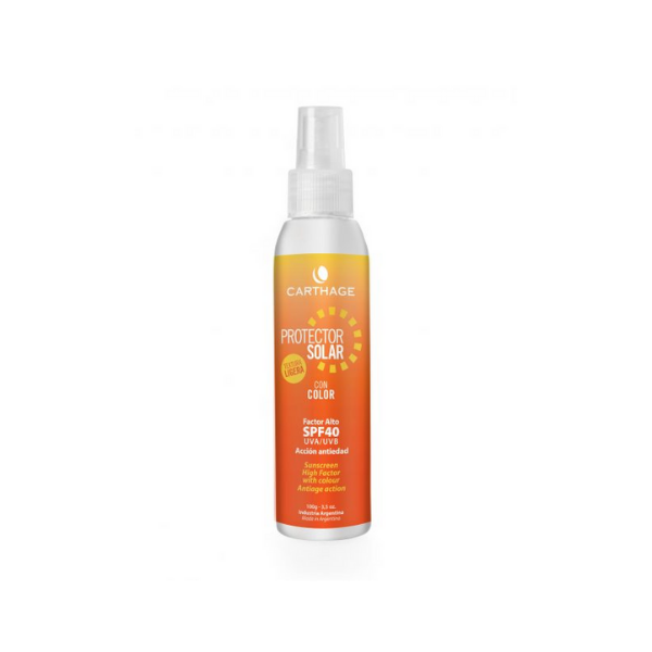 Protector Solar Factor Alto SPF 40 Textura ligera con Color x 100 grs.