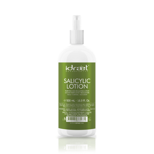 SALICYLIC LOTION - Loción purificante y reguladora con Ácido Salicílico x 500 ml. 80% OFF Venc 8/24