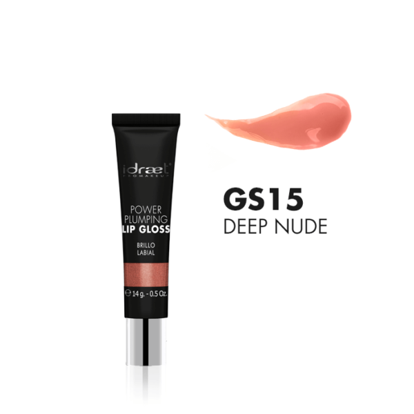POWER PLUMPING LIP GLOSS-Brillo labial - GS15 Deep Nude