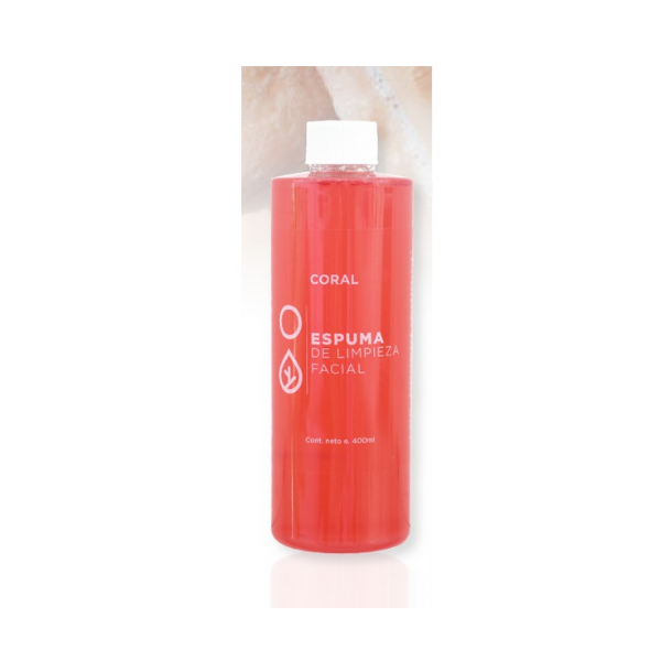 Espuma de limpieza facial Linea Coral x 400 ml (Repuesto)