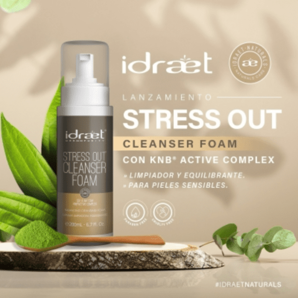 STRESS OUT CLEANSER FOAM - Espuma Limpiadora Equilibrante x 200 ml
