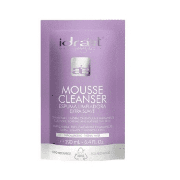 MOUSSE CLEANSER REFILL - ESPUMA LIMPIADORA EXTRA SUAVE 190ML