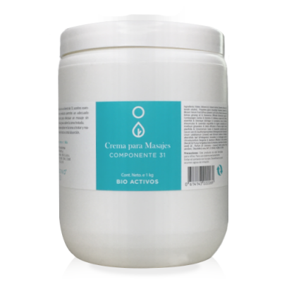 Crema para Masajes Componente 31 x 1 kg